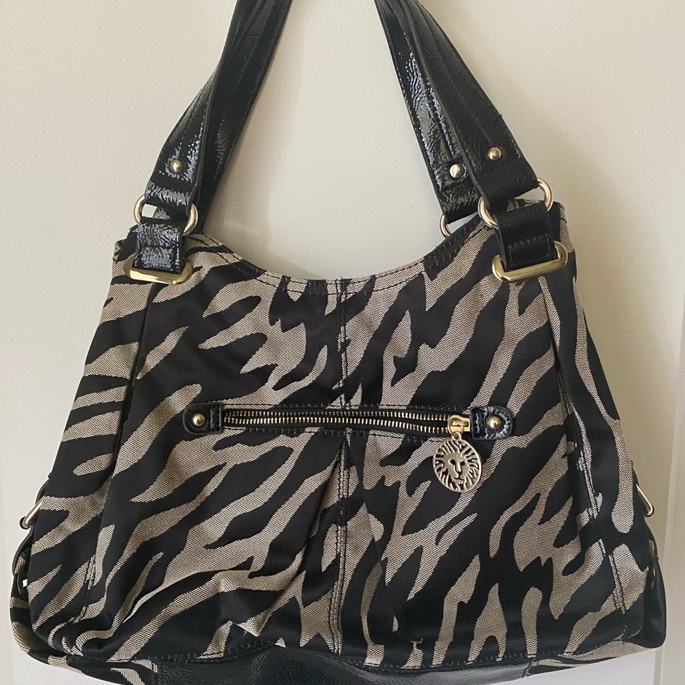 Anne Klein animal print purse